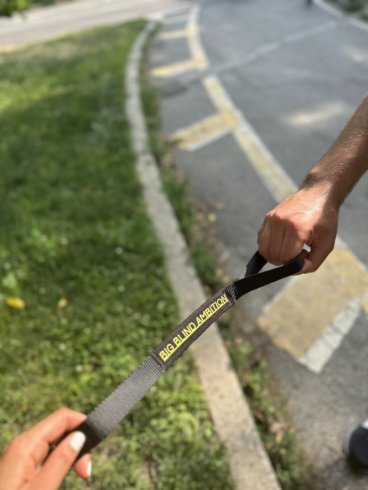 Running Hand Tether